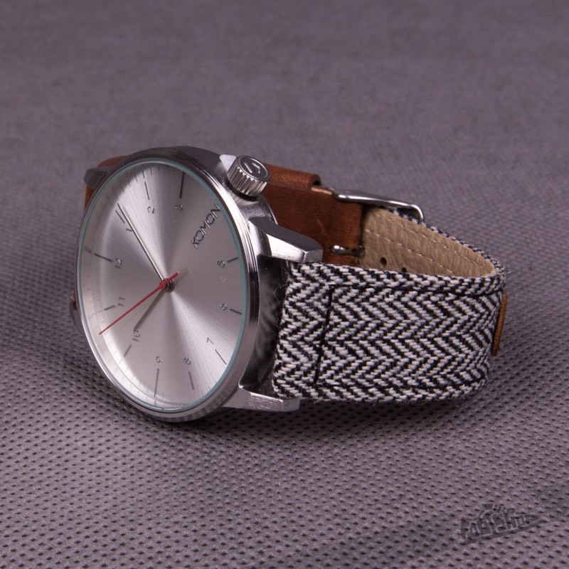 Watches Komono Winston Galore Walnut Herringbone