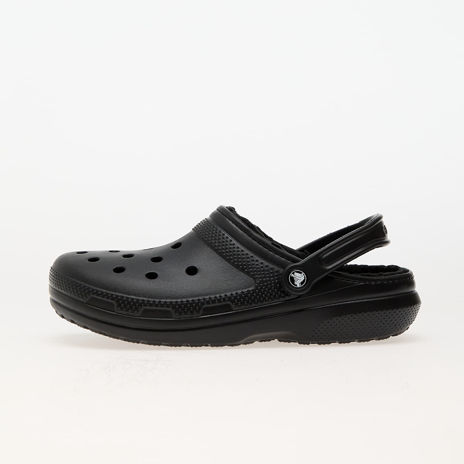 Férfi cipők Crocs Classic Lined Clog Black/ Black