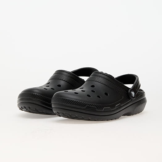Crocs men's and women's classic fuzz lined clog shoe deals