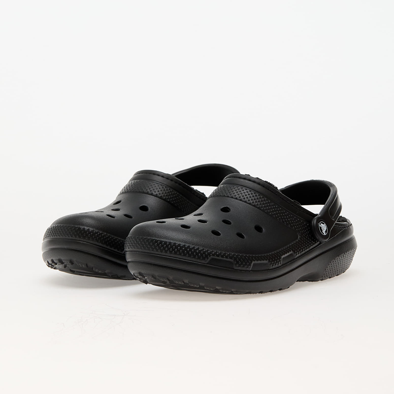 Încălțăminte și sneakerși pentru bărbați Crocs Classic Lined Clog Black/ Black