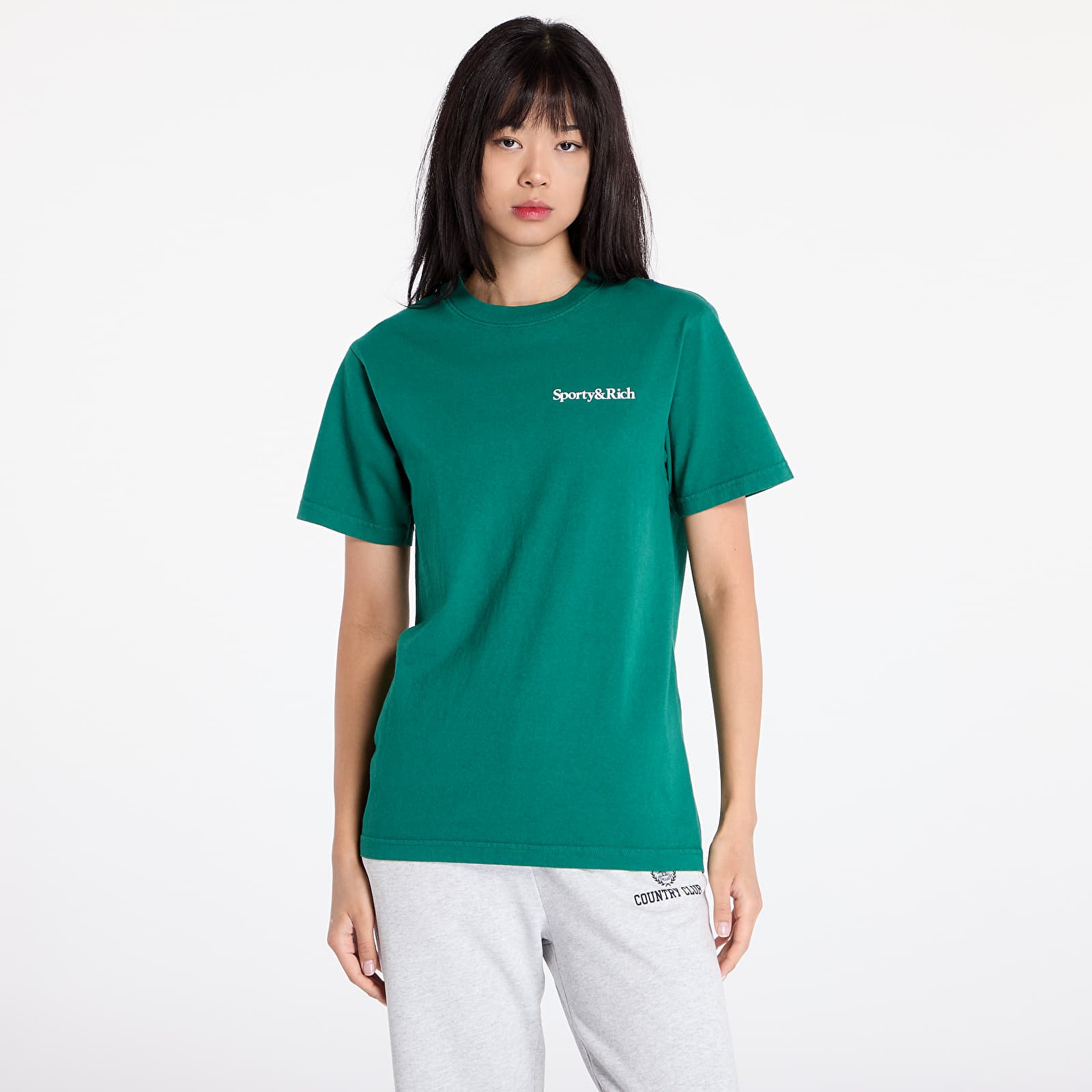 T-shirts Sporty & Rich Health Is Wealth T-Shirt UNISEX Alpine/ White