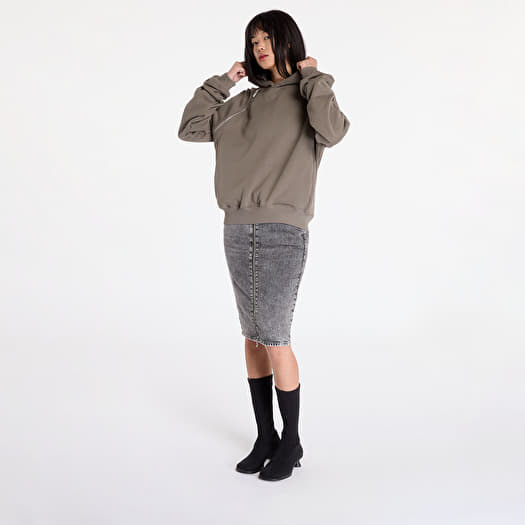 Men's hoodies HELIOT EMIL Sequence Zip Hoodie UNISEX Dusty Green