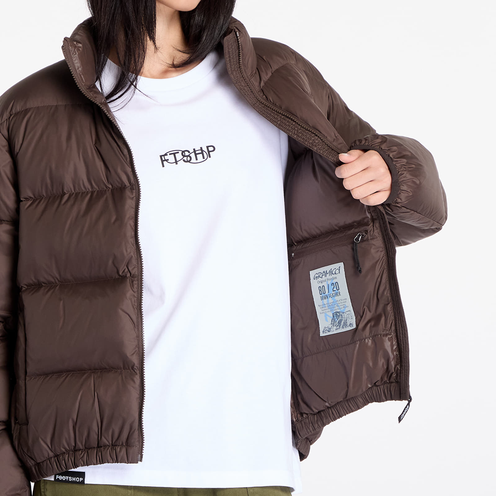 Jacken Gramicci Down Puffer UNISEX Jacket  Dark Brown