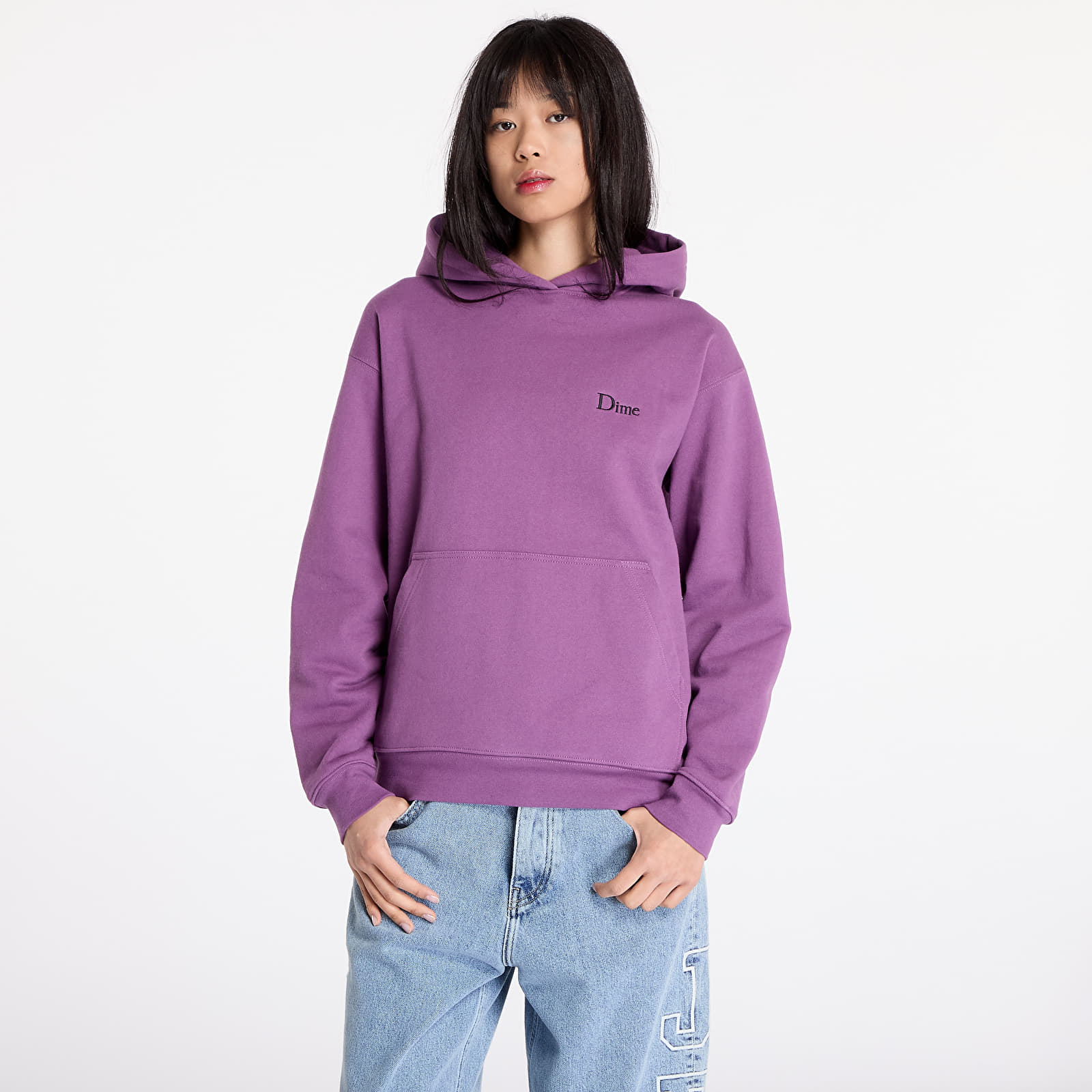 Hoodies and sweatshirts Dime Classic Small Logo Hoodie UNISEX Violet Footshop