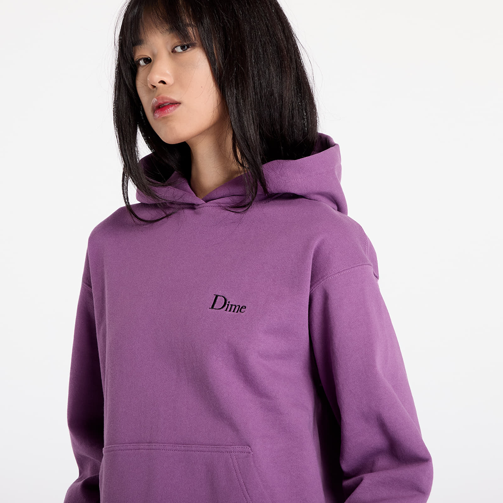 Hoodies and sweatshirts Dime Classic Small Logo Hoodie UNISEX Violet Footshop