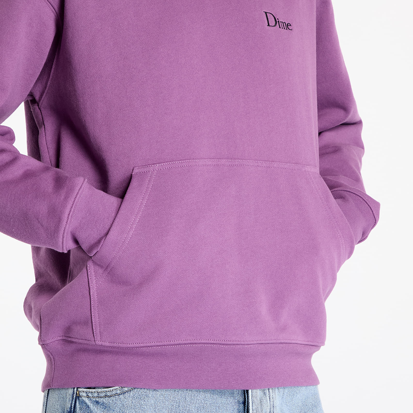 Hoodies and sweatshirts Dime Classic Small Logo Hoodie UNISEX Violet Footshop