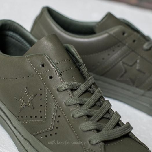 Converse one star olive hot sale