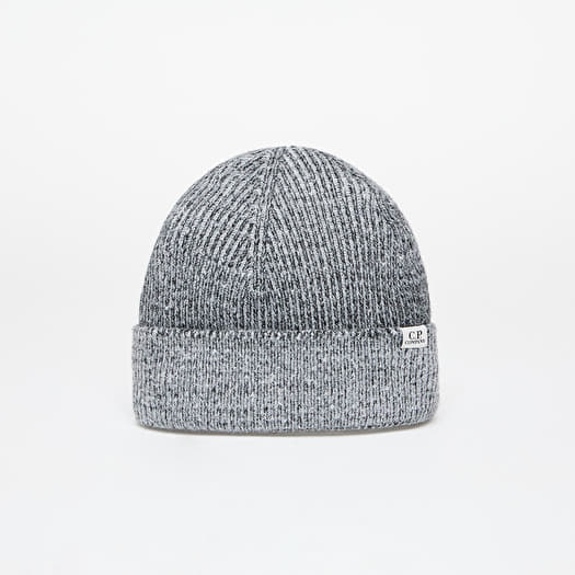 C.P. Company Fleece Knit Beanie Grey