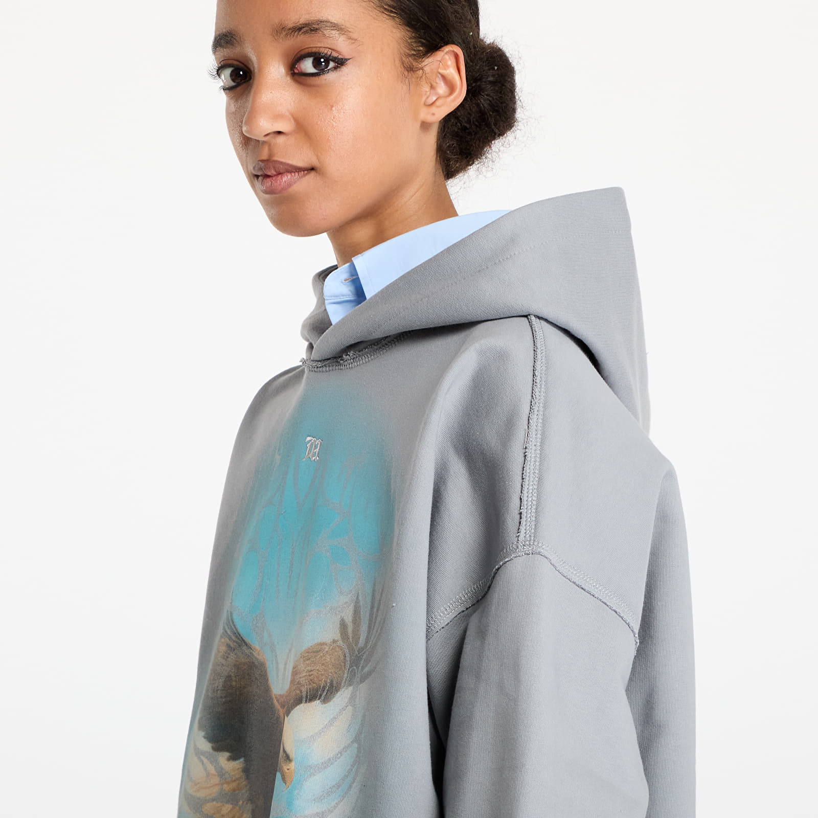 Hoodies en truien MISBHV Monument Valley Hoodie UNISEX Light Grey