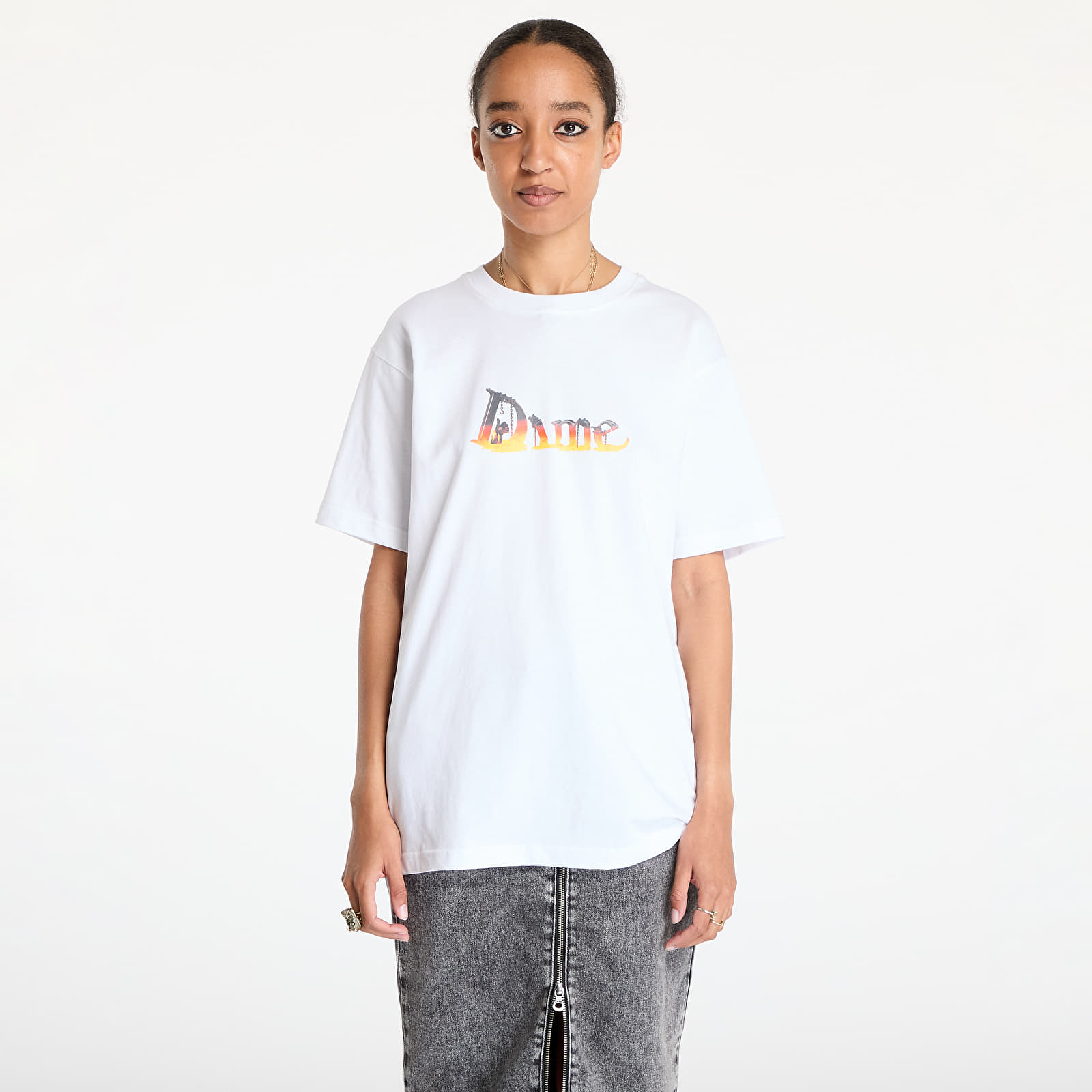 Trička DIME Classic Skynet T-Shirt UNISEX White