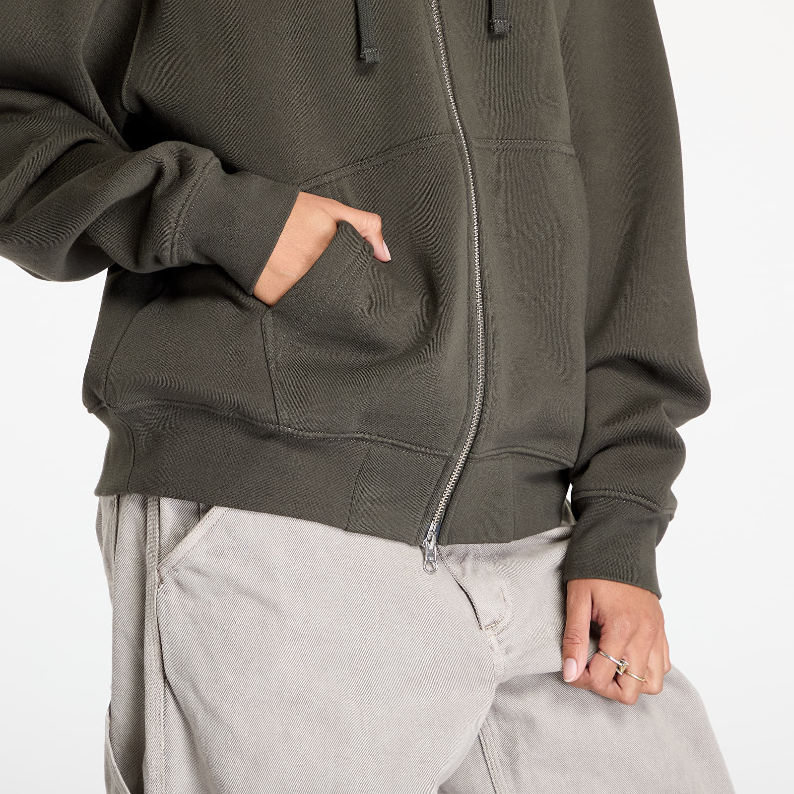 Hoodies and sweatshirts  DIME Cursive Zip Hoodie UNISEX Vintage Black