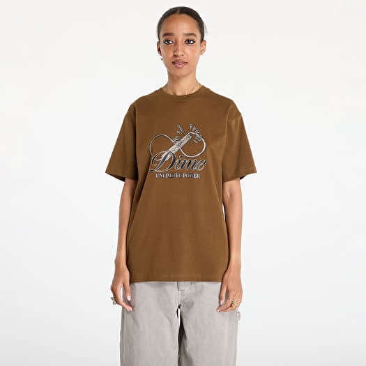 Tričko DIME Cursive Power T-Shirt UNISEX Dark Brown