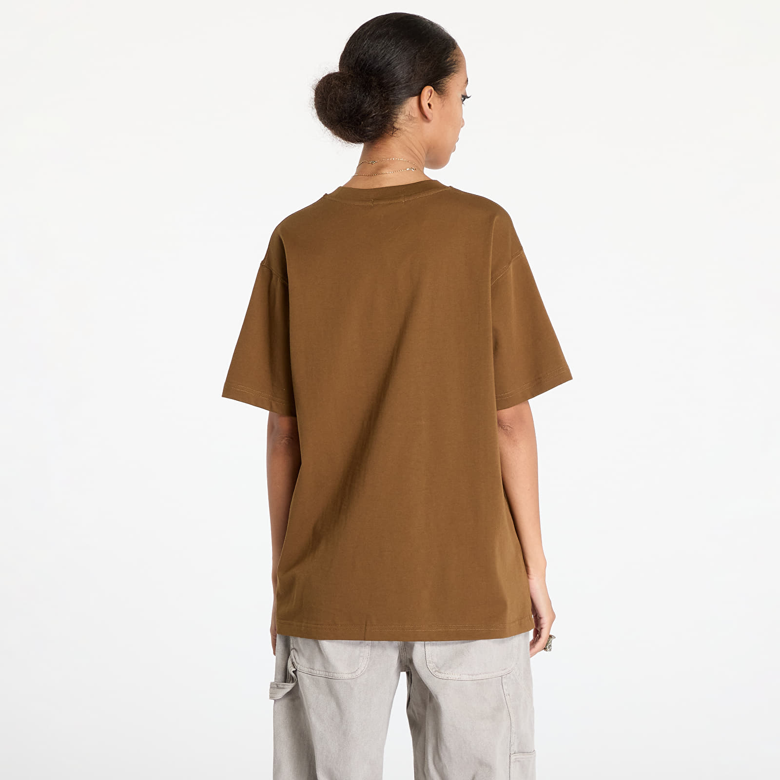 T-Shirts DIME Happy T-Shirt UNISEX Dark Brown