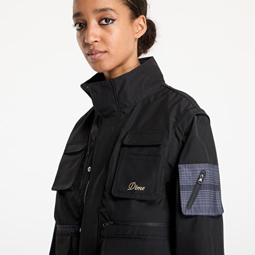 Raincoats DIME Fishing Zip-Off Jacket UNISEX Black | Footshop