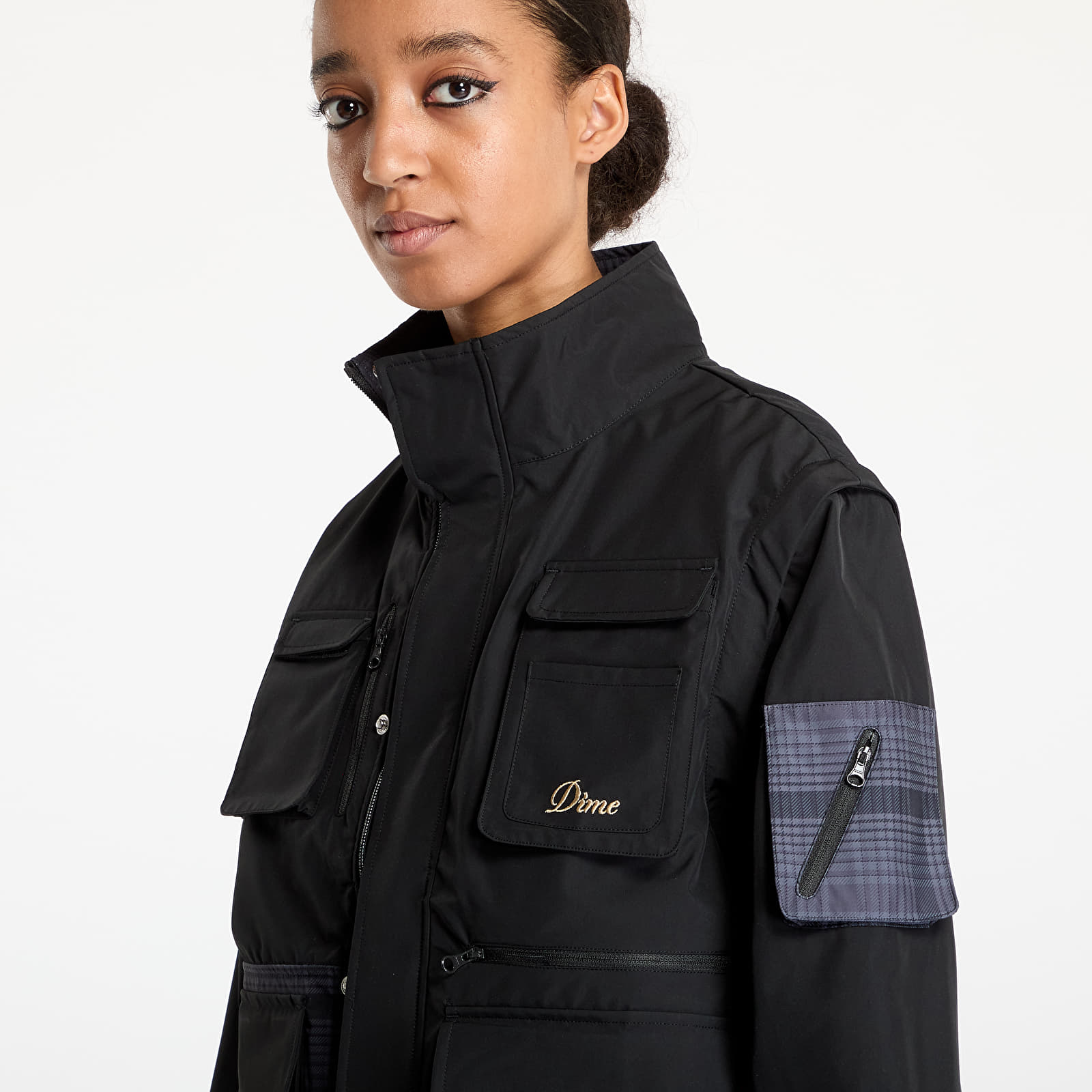 Raincoats DIME Fishing Zip-Off Jacket UNISEX Black