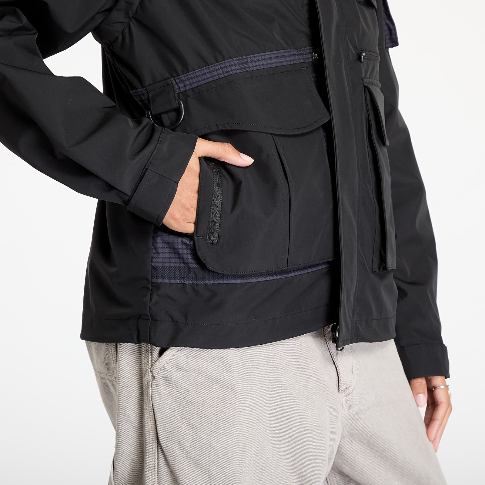 Raincoats DIME Fishing Zip-Off Jacket UNISEX Black