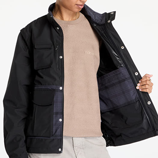 Raincoats DIME Fishing Zip-Off Jacket UNISEX Black | Footshop