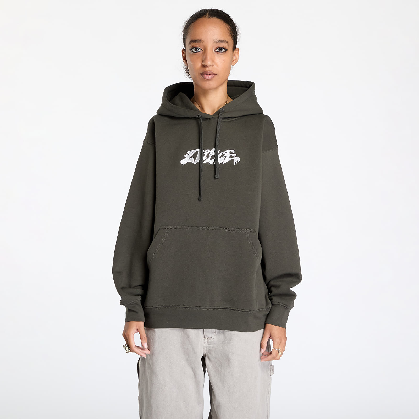 Hoodies and sweatshirts  DIME Happy Hoodie UNISEX Vintage Black