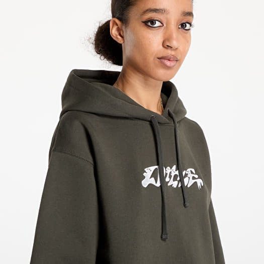 Hoodies and sweatshirts DIME Happy Hoodie UNISEX Vintage Black Footshop