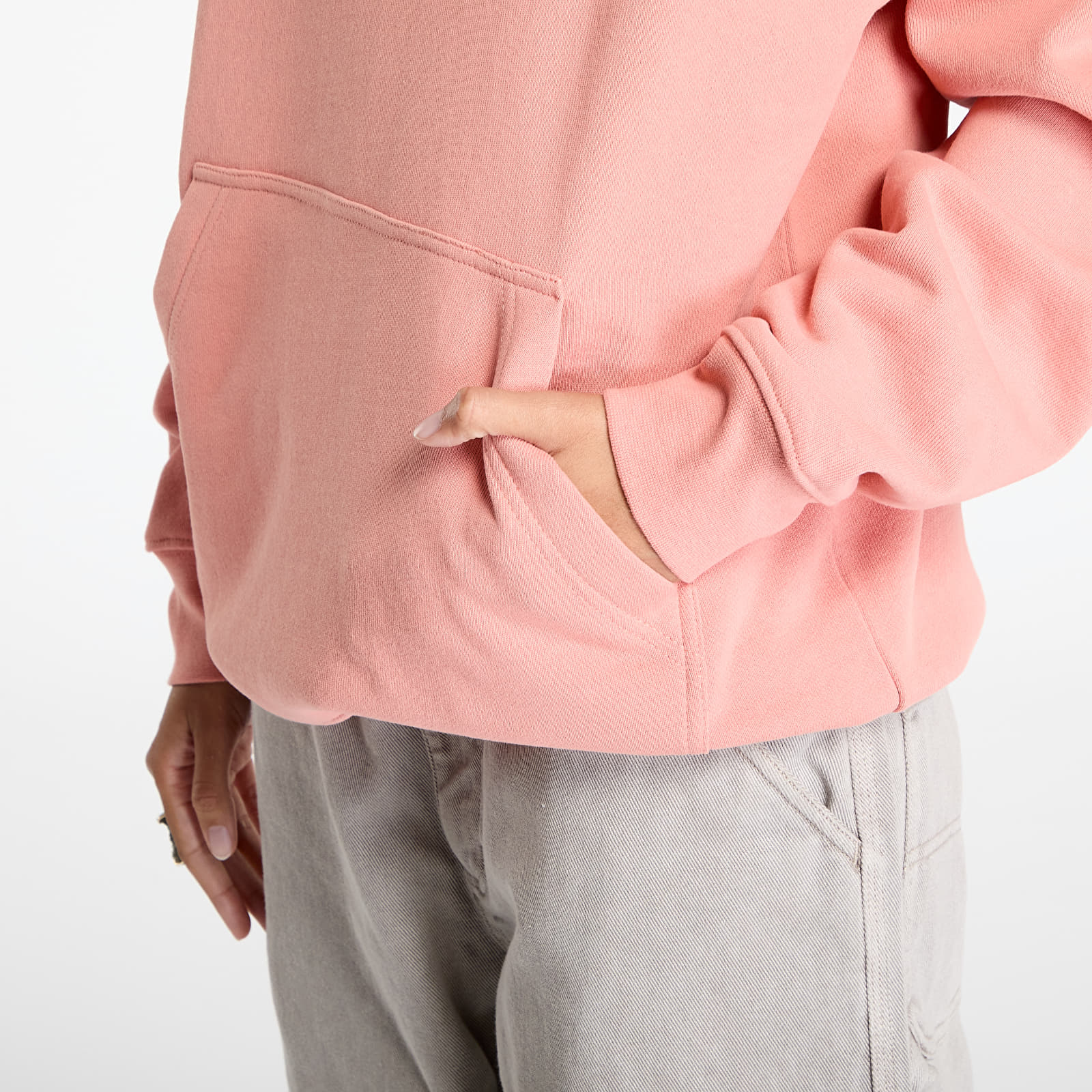 Hoodies and sweatshirts  DIME Classic Small Logo Hoodie UNISEX Pink Clay