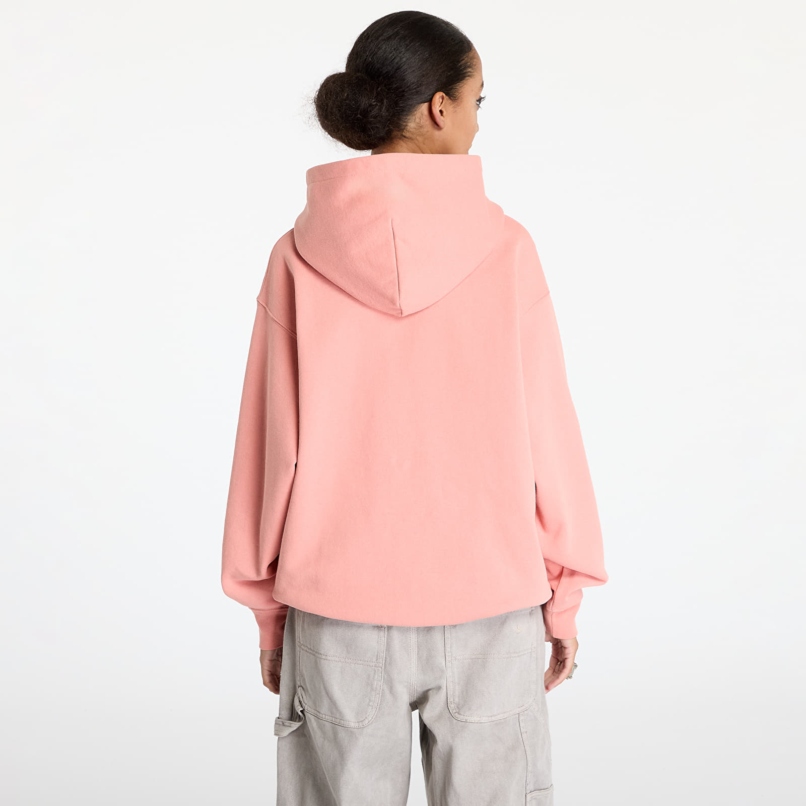 Hoodies and sweatshirts  DIME Classic Small Logo Hoodie UNISEX Pink Clay
