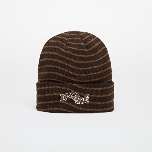 DIME College Wave Cuff Beanie Black