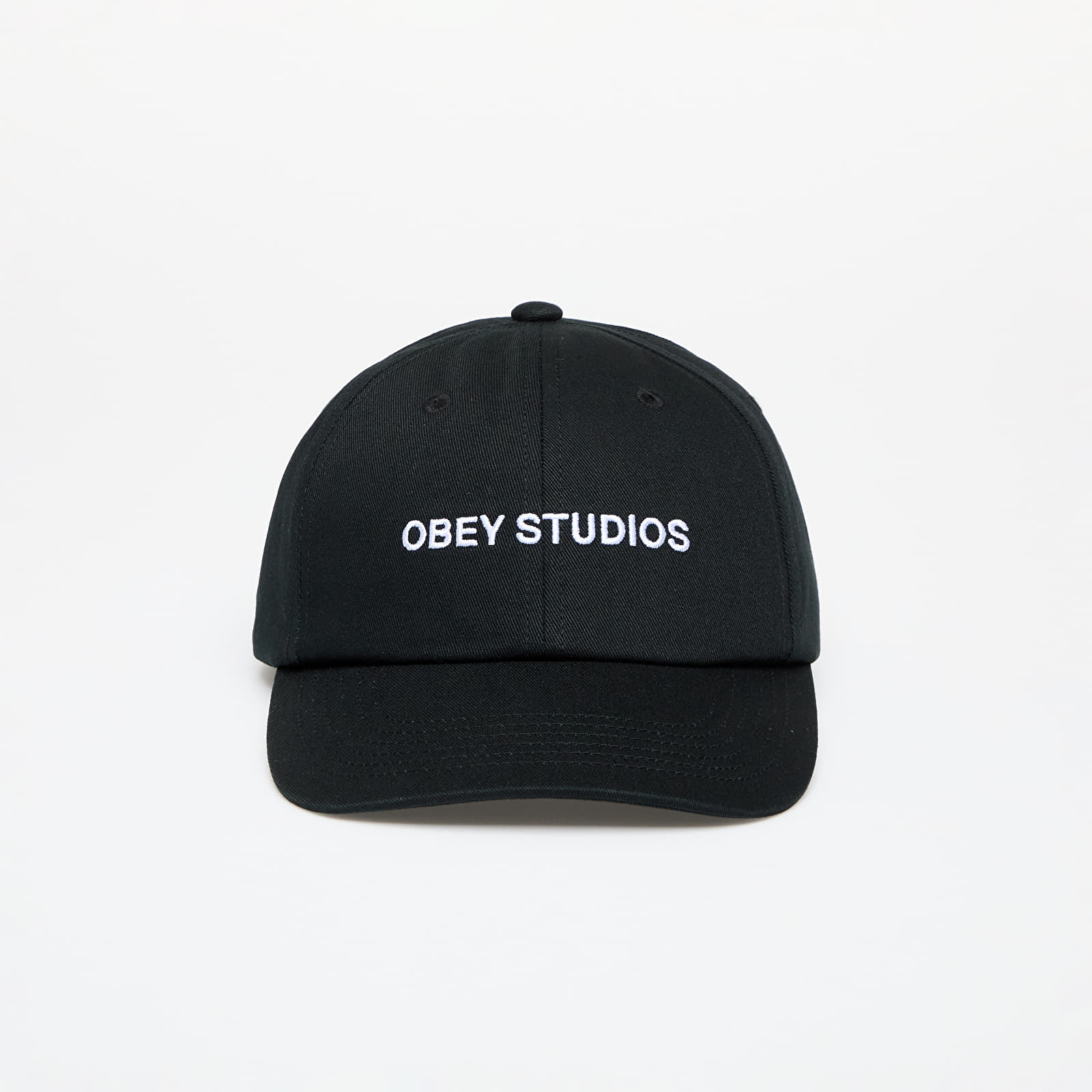 Caps OBEY Studios Twill 6 Panel Cap Black