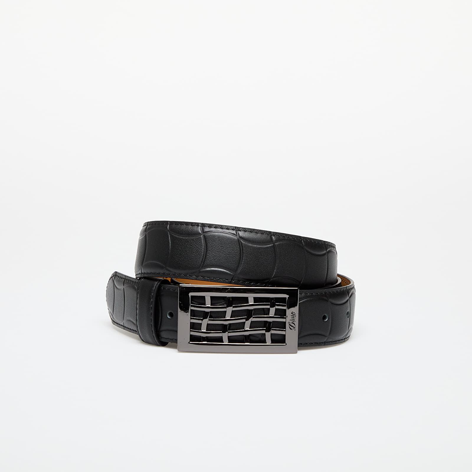 Pasovi DIME Heavyweight Leather Belt Black