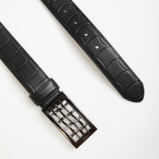 『HAMI LEATHER BELT BLACK×SILVER』 HAMI LEATHER BELT BLACK×SILVER』 DIME Heavyweight Leather Belt