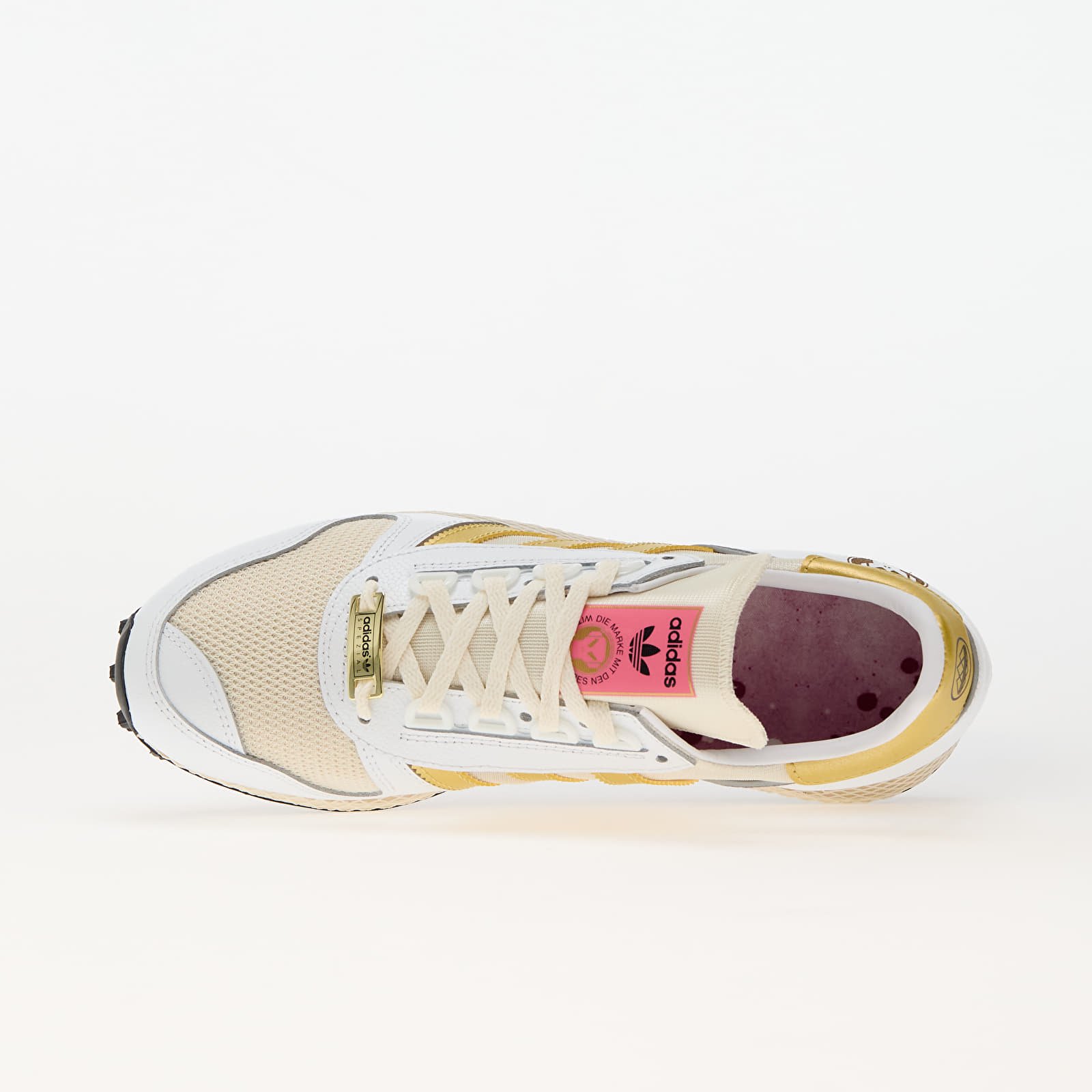 Men's shoes adidas x Goldie Silverbirch Goldie Spzl Cloud White/ Cloud White/ Gold Metallic