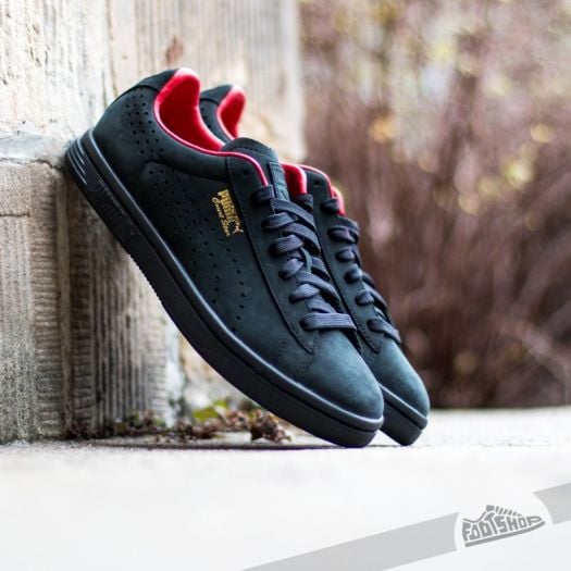 Puma court hot sale black