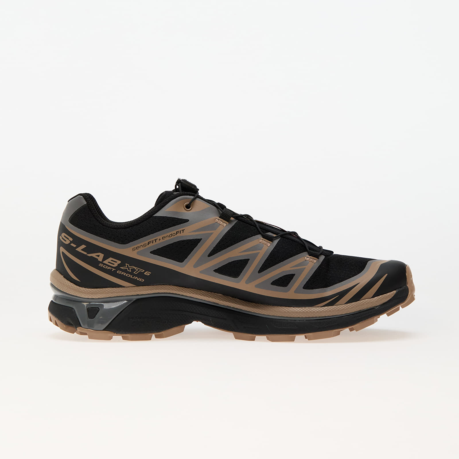 Herren Sneaker und Schuhe Salomon XT-6 Black/ Portabella/ Pewter