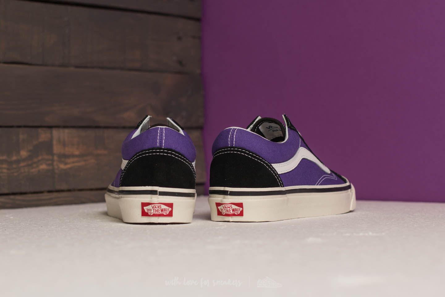 Men's shoes Vans Old Skool 36 DX (Anaheim Factory) Black/ Bright Purple