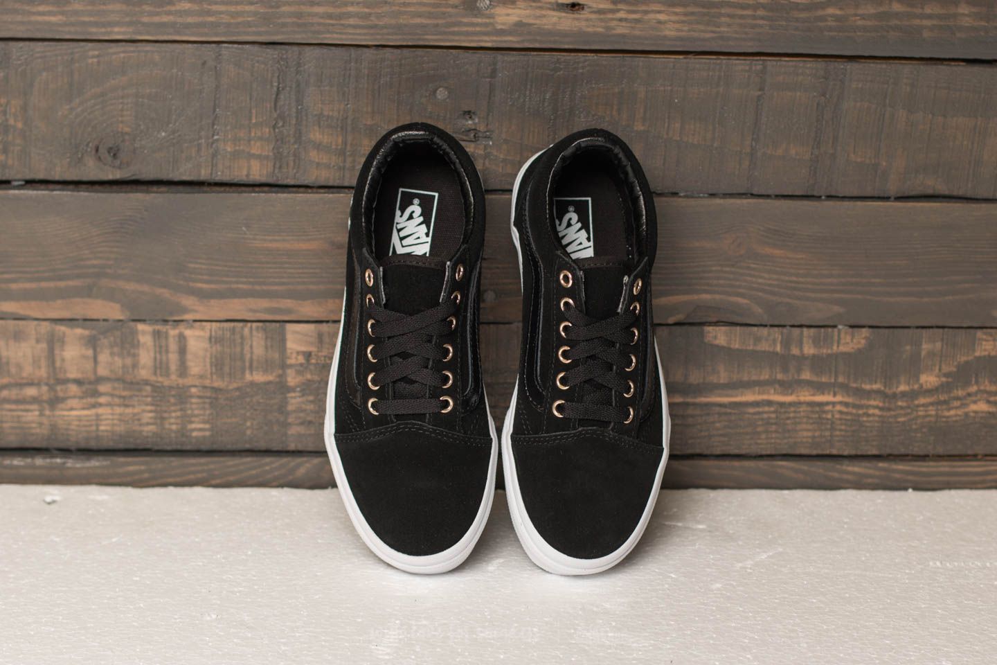 Pantofi Vans Old Skool (Suede) Black/ Gold