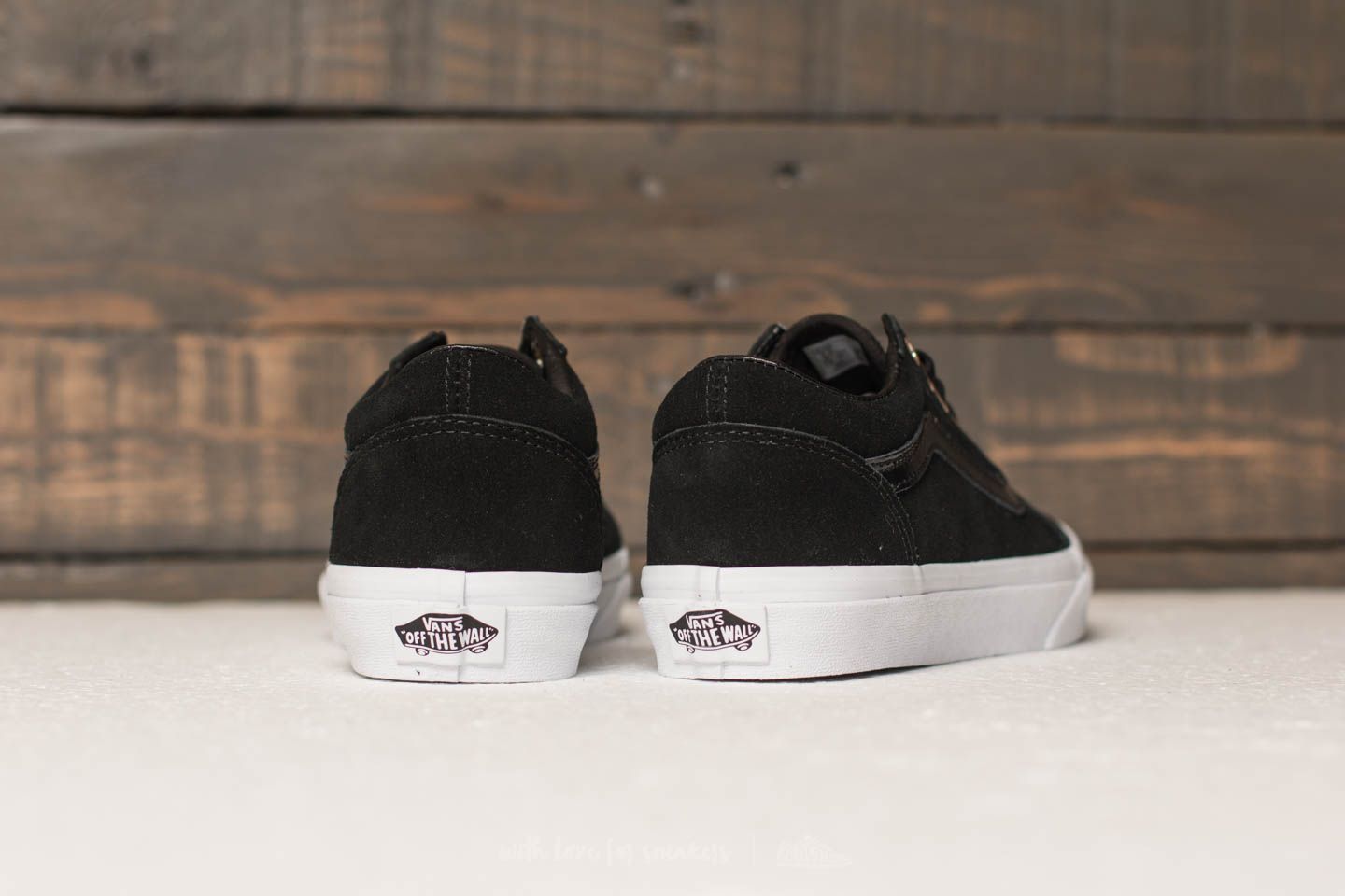 Pantofi Vans Old Skool (Suede) Black/ Gold