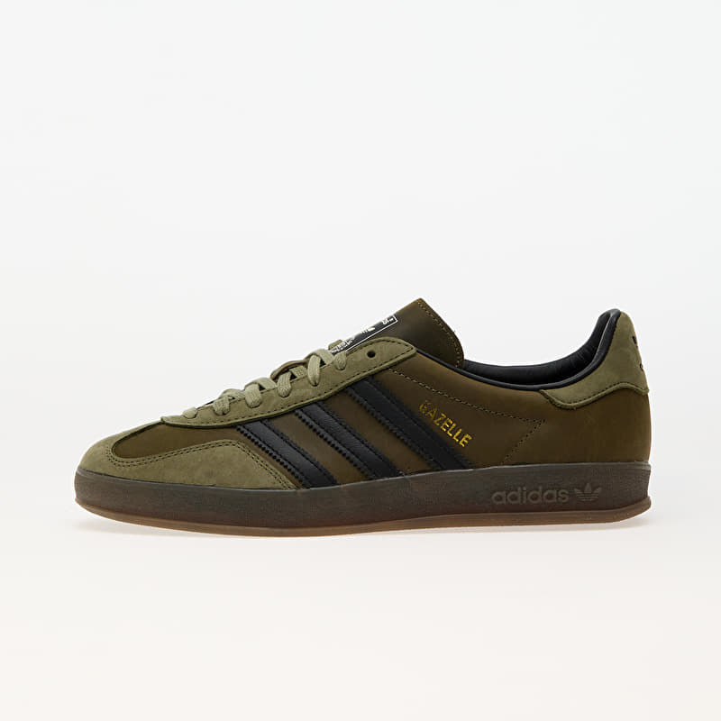 focus olive gum adidas gazelle adv skateboard shoe