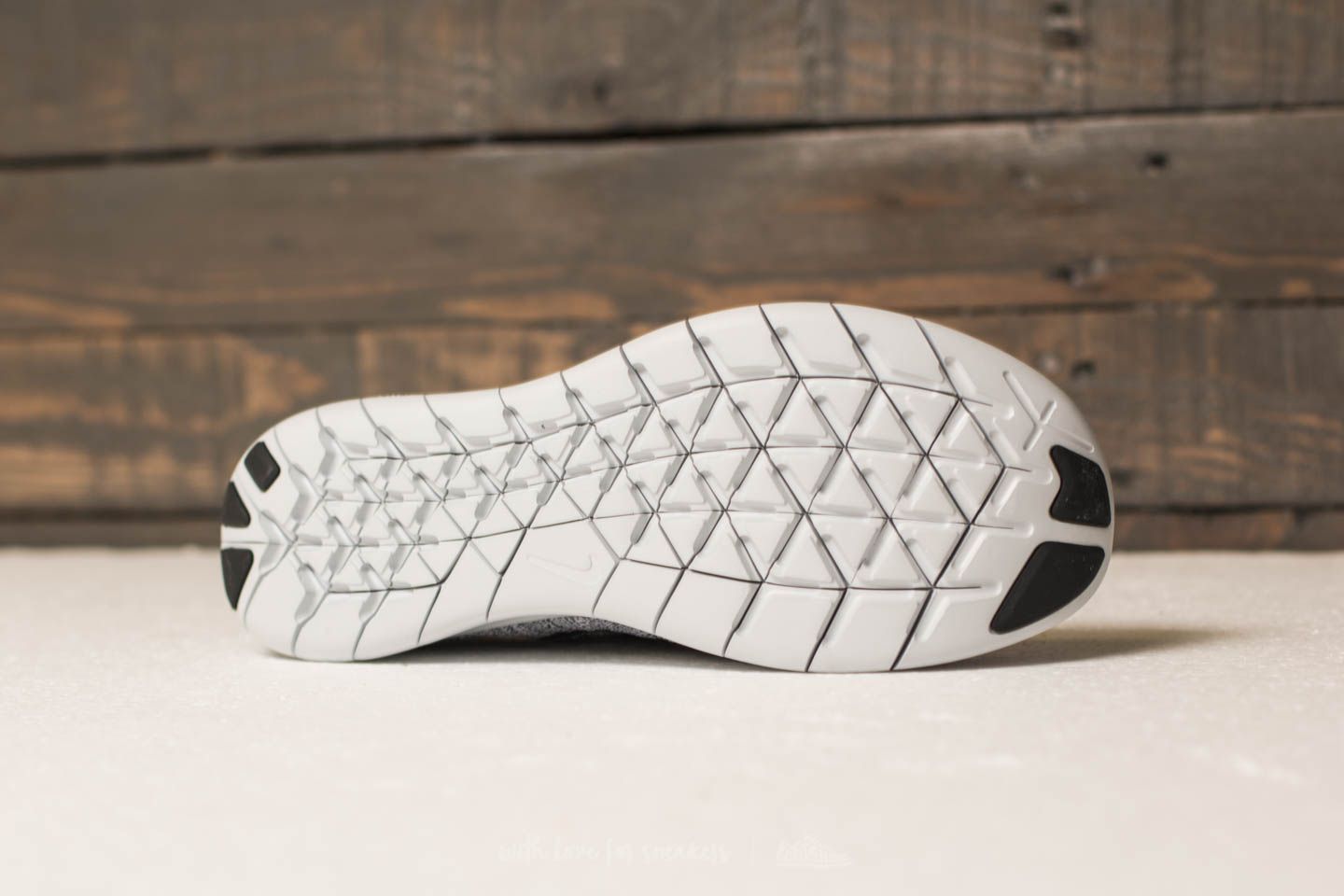Férfi cipők Nike Free Run Flyknit 2017 White/ Black-Stealth