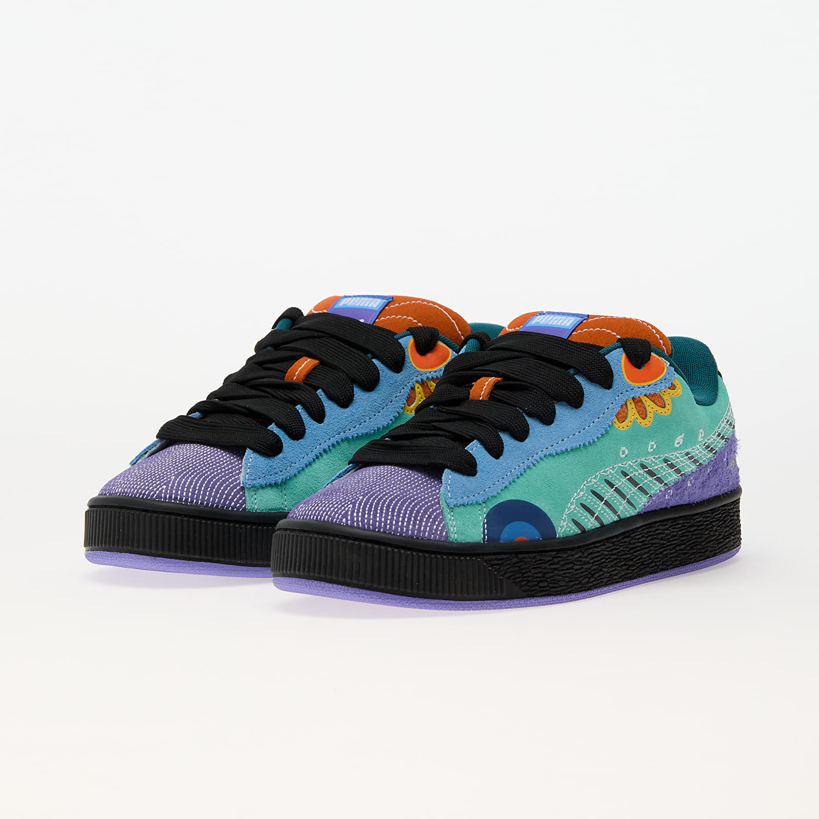 Încălțăminte și sneakerși pentru bărbați Puma Suede XL DDLM Green