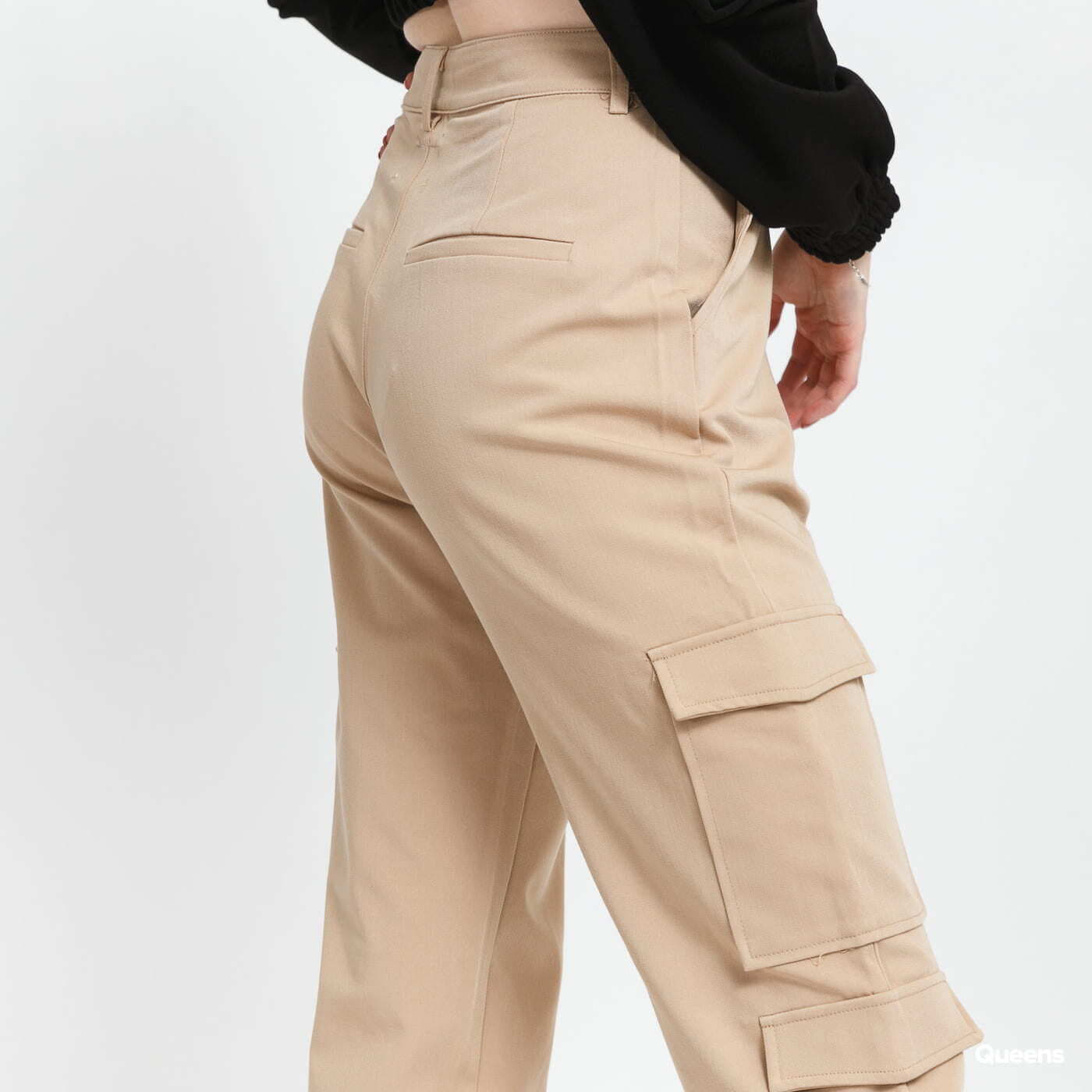 Pantaloni cargo donna Sixth June Cargo Pants Beige