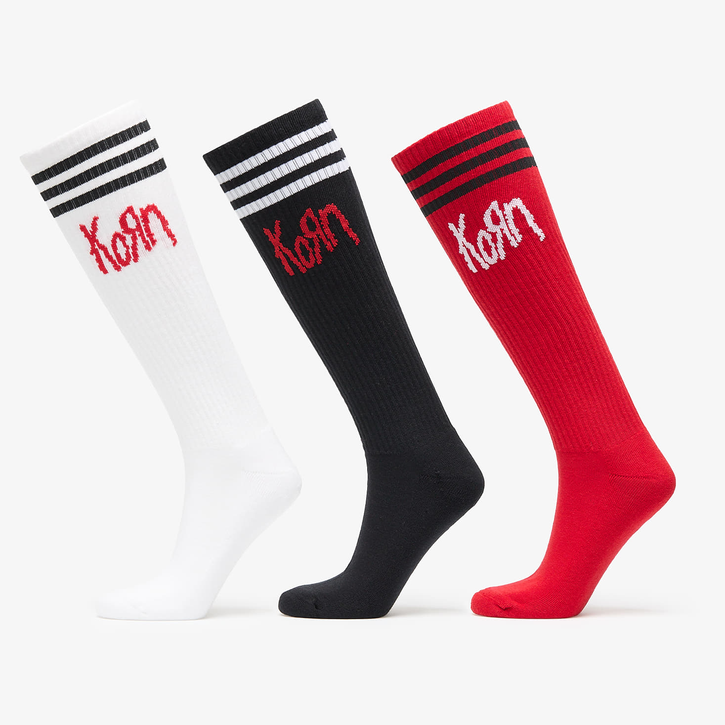 Чорапи adidas Korn Socks White/ Black/ Better Scarlet