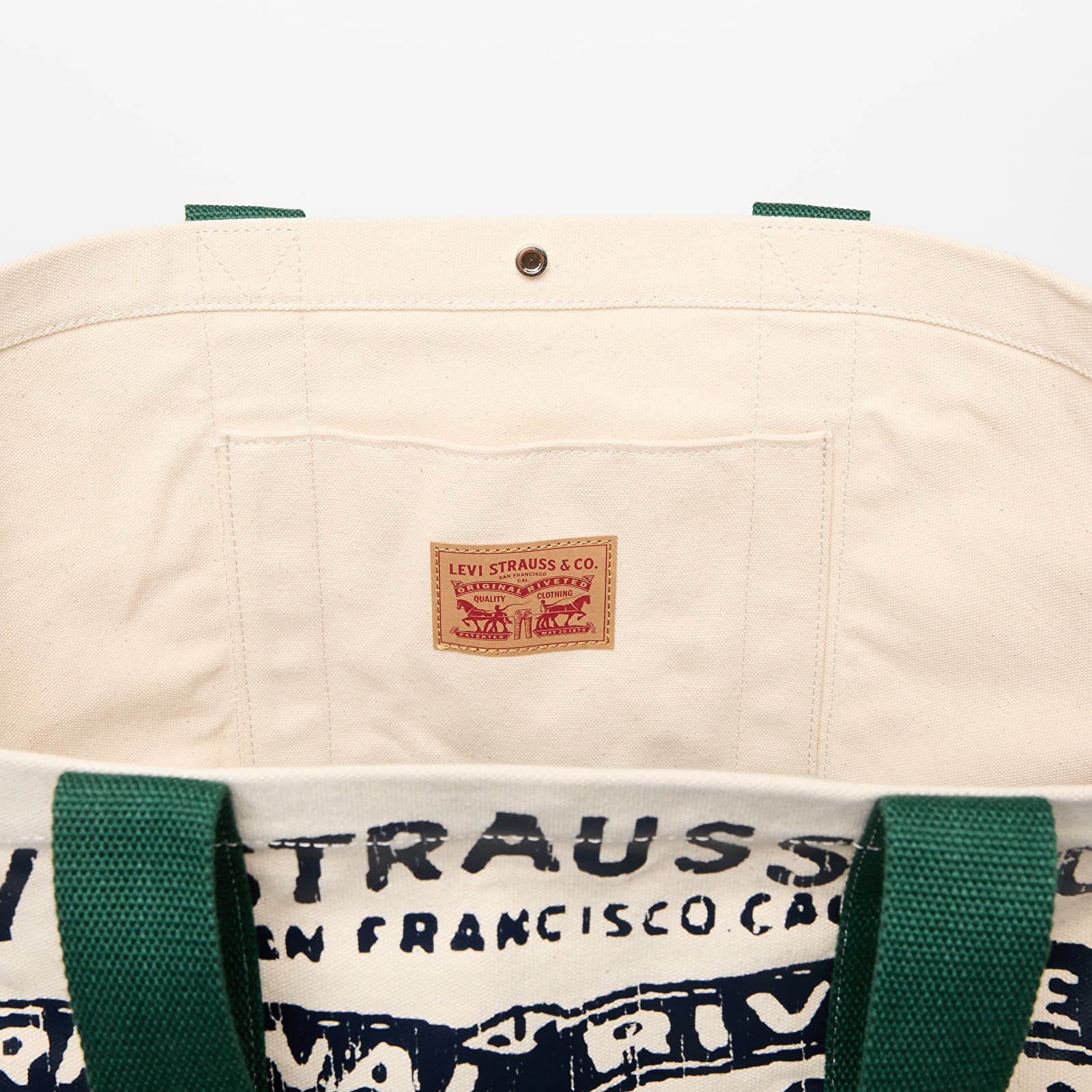 Sacs à bandoulière Levi's® Women's Two Horse Tote Ecru/ Multi Colour