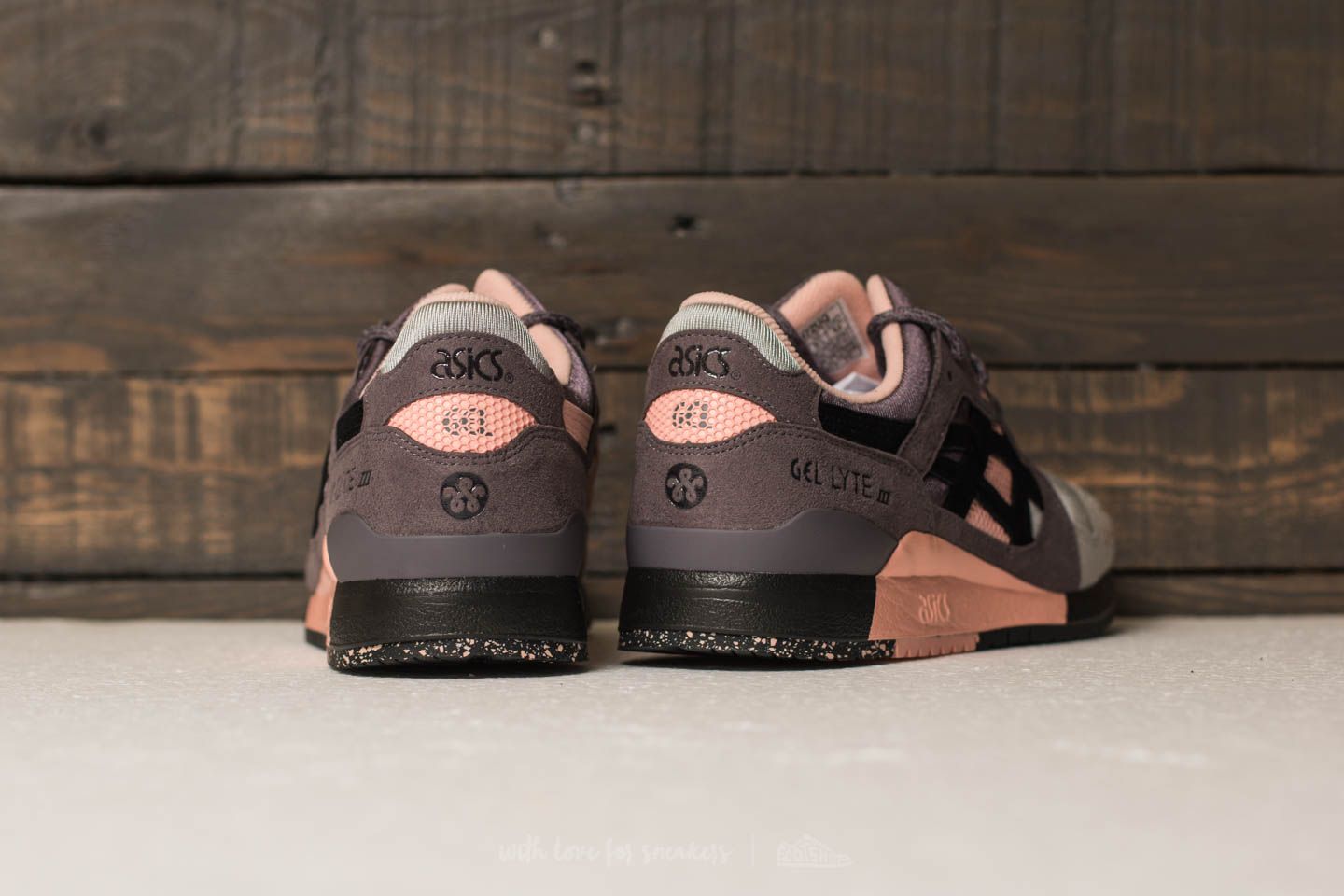 Men s shoes Asics x Woei Gel Lyte III Apricot Nectar Black Footshop