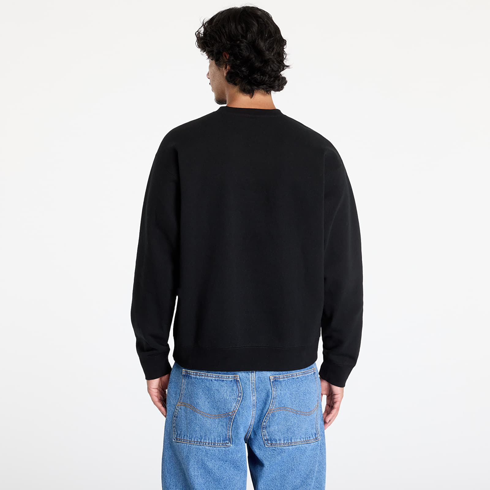 Men's hoodies OBEY Dago Crew Sweatshirt Black
