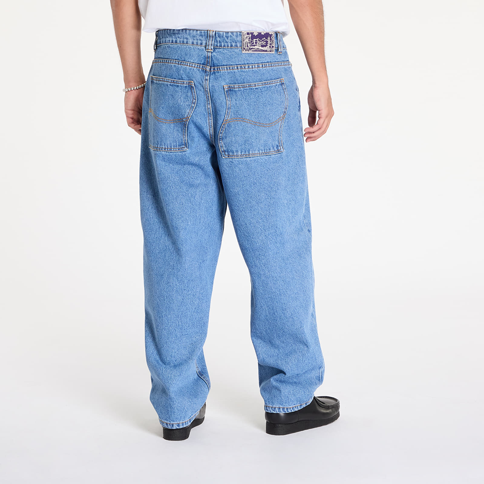 Men's trousers DIME Classic Baggy Denim Indigo Washed