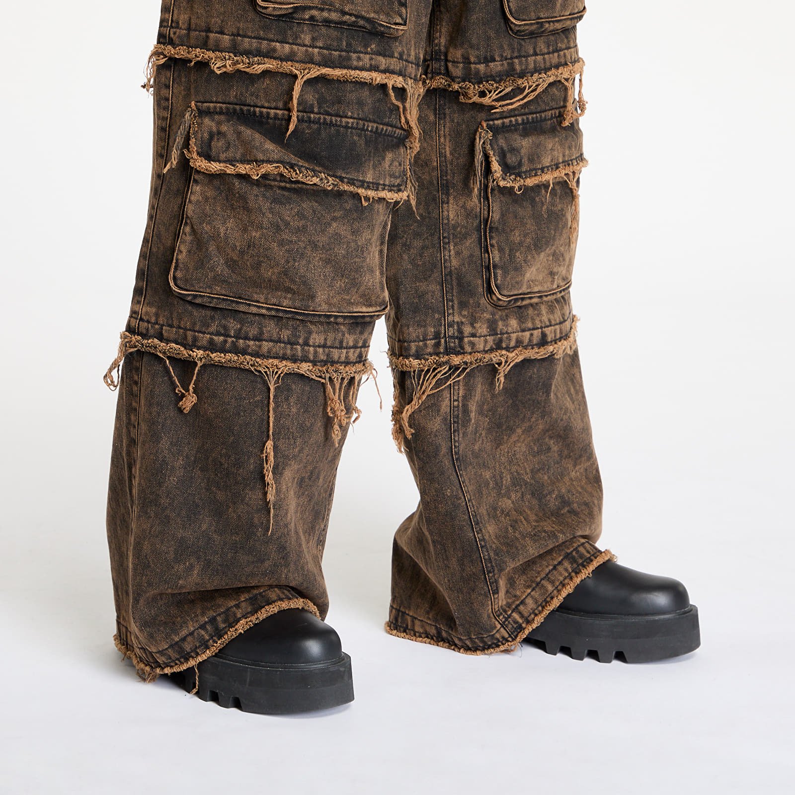 Jeans MISBHV Ibiza Oversize Cargo Trousers Acid Black