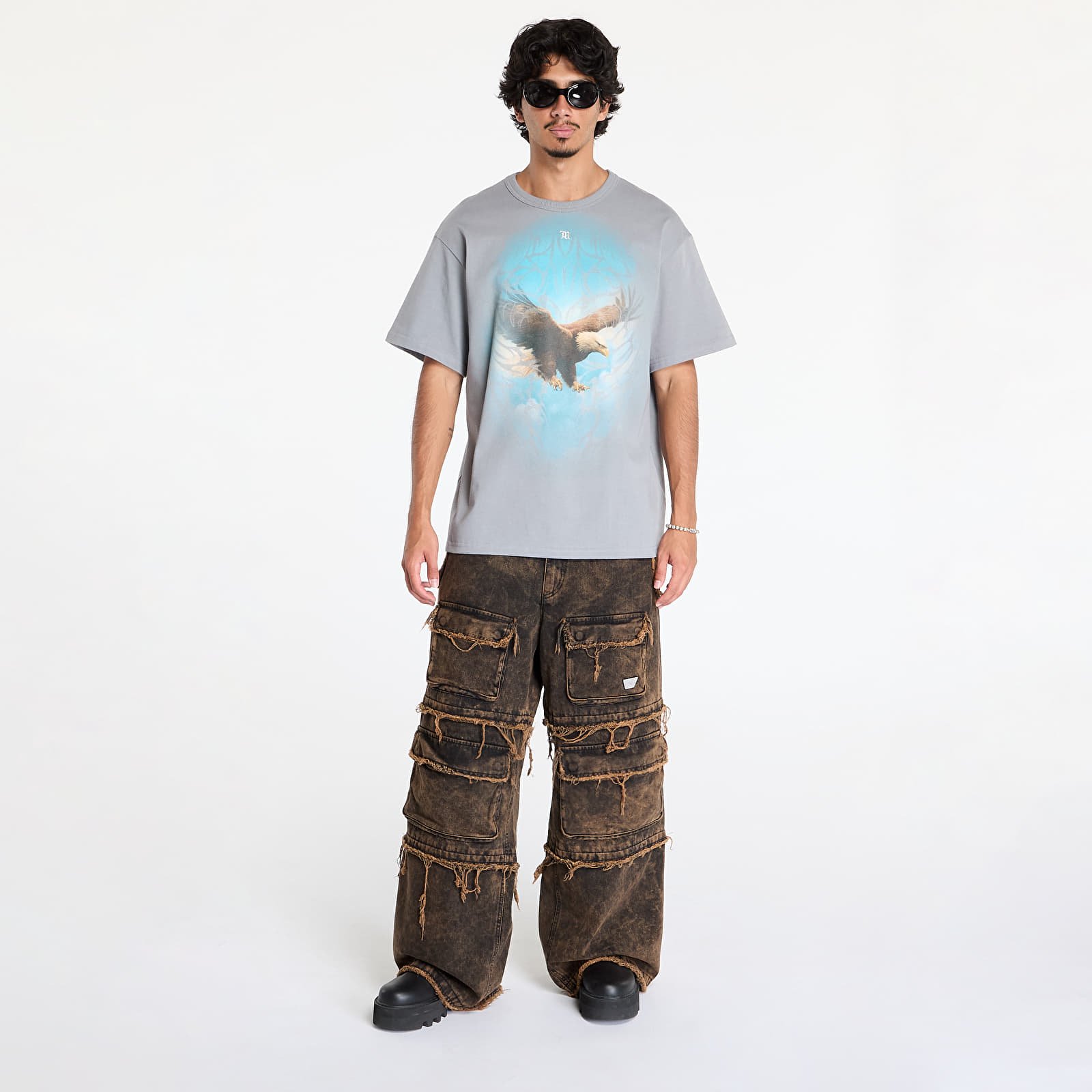 Jeans MISBHV Ibiza Oversize Cargo Trousers Acid Black