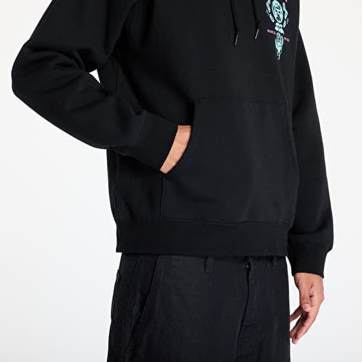 Men s hoodies OBEY Helping Hand Hoodie Black Footshop