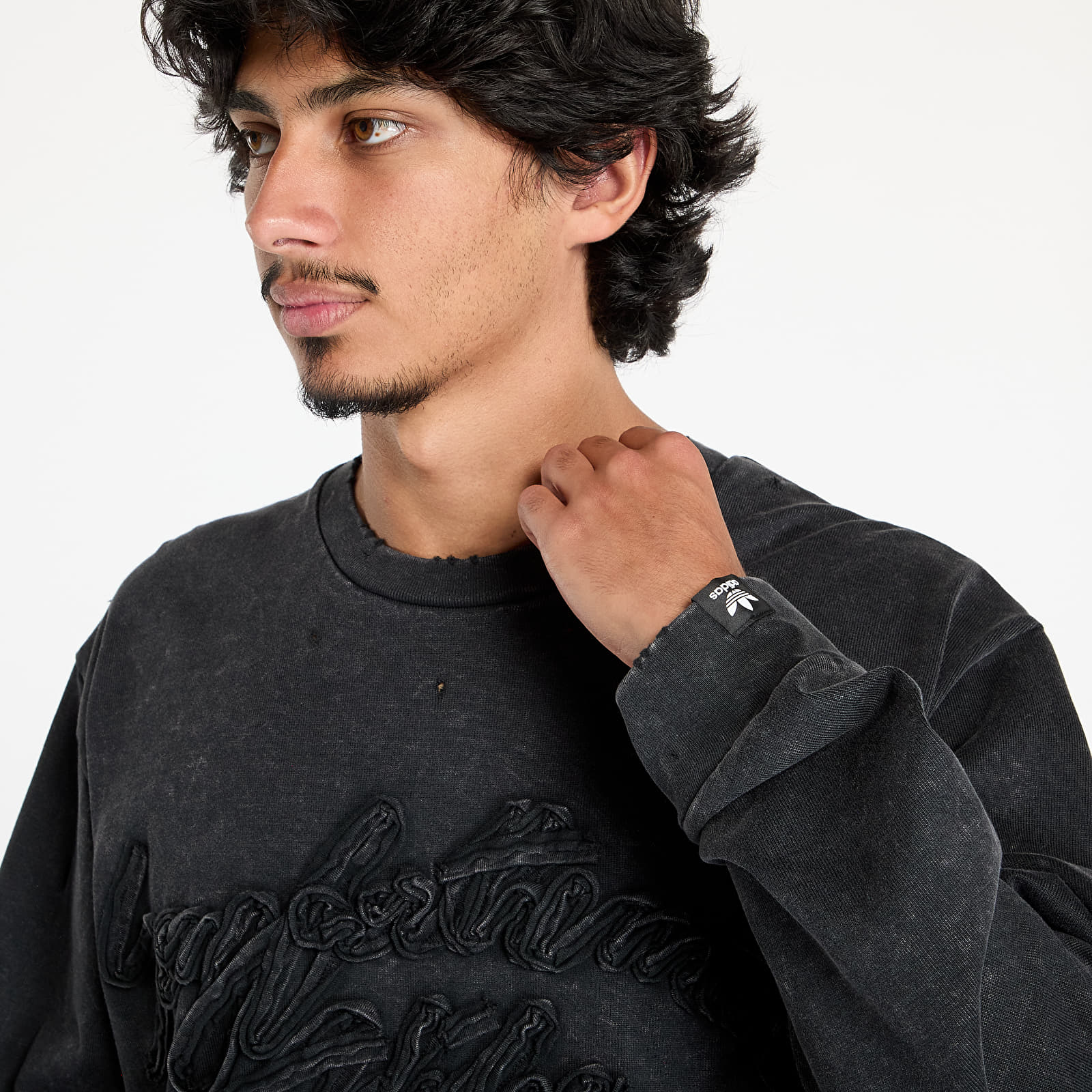 Férfi pólok adidas Song For The Mute Long Sleeve Tee Black