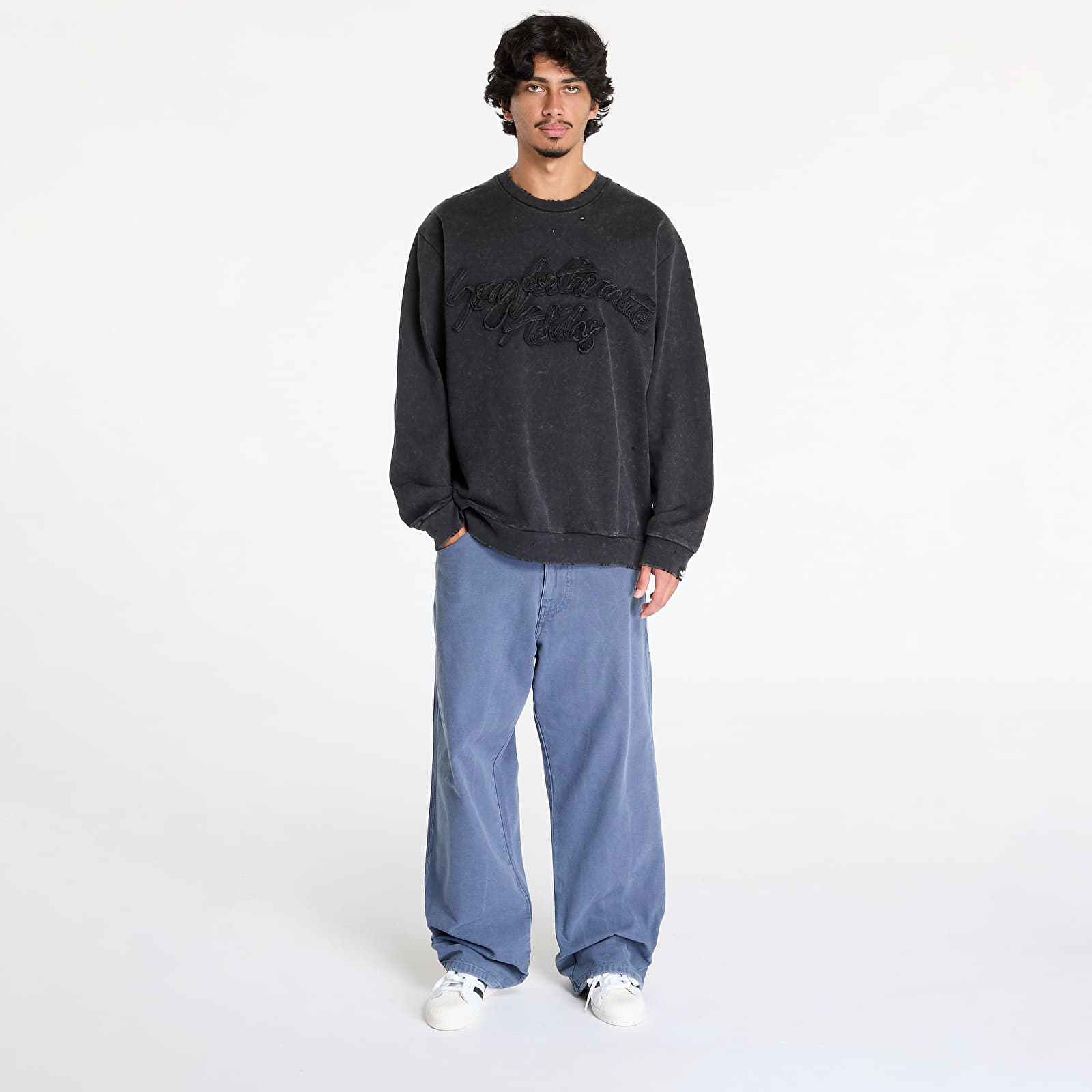 Férfi pólok adidas Song For The Mute Long Sleeve Tee Black