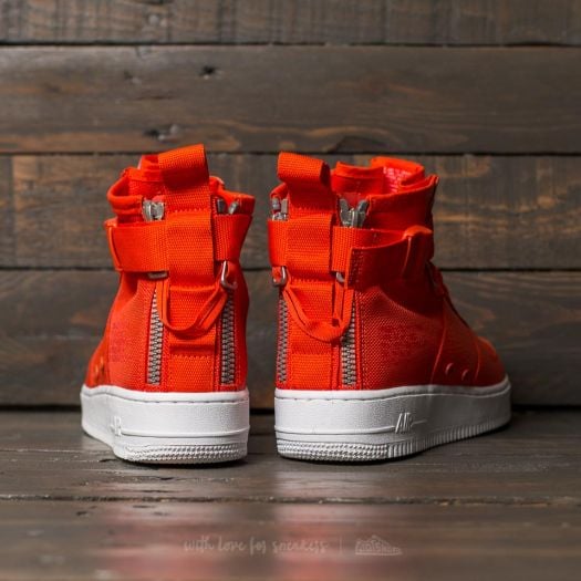Orange high top af1 top